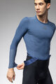 ALÉ Cycling long sleeve t-shirt - INTIMO K-BASE - blue
