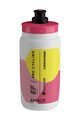 ELITE Cycling water bottle - FLY 550 TEAM EF PRO CYCLING 2024 - white/pink/yellow