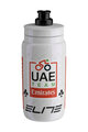 ELITE Cycling water bottle - FLY 550 UAE TEAM EMIRATES 2025 - white/multicolour