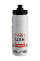 ELITE Cycling water bottle - FLY 750 UAE TEAM EMIRATES 2025 - white/multicolour