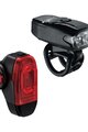 LEZYNE set of lights - KTV DRIVE / KTV DRIVE+ PAIR - black