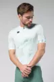 GOBIK Cycling short sleeve jersey - STARK - white/light green