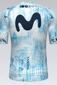 GOBIK Cycling short sleeve jersey - ODYSSEY MOVISTAR TEAM 24 - light blue/white
