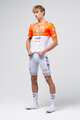 GOBIK Cycling short sleeve jersey - ODYSSEY - white/orange