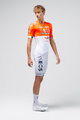 GOBIK Cycling short sleeve jersey - ODYSSEY - white/orange