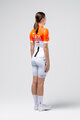 GOBIK Cycling short sleeve jersey - ODYSSEY - white/orange
