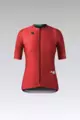 GOBIK Cycling short sleeve jersey - ATTITUDE 2.0 - red/bordeaux/orange