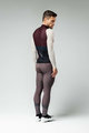 GOBIK Cycling winter long sleeve jersey - HYDER - anthracite/ivory/bordeaux