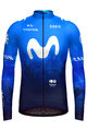 GOBIK Cycling winter long sleeve jersey - HYDER MOVISTAR TEAM 2024 - blue/white