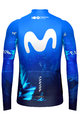 GOBIK Cycling winter long sleeve jersey - HYDER MOVISTAR TEAM 2024 - blue/white