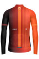 GOBIK Cycling winter long sleeve jersey - HYDER INEOS GRENADIERS 2024 - red/orange
