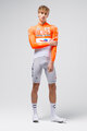 GOBIK Cycling summer long sleeve jersey - HYDER - white/orange