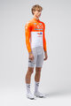 GOBIK Cycling summer long sleeve jersey - HYDER - white/orange