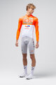 GOBIK Cycling summer long sleeve jersey - HYDER - white/orange