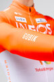 GOBIK Cycling summer long sleeve jersey - HYDER - white/orange
