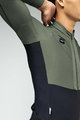 GOBIK Cycling winter long sleeve jersey - HYDER BLEND - green/black