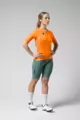 GOBIK Cycling short sleeve jersey - CX PRO 3.0 - orange/green