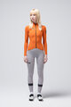 GOBIK Cycling winter long sleeve jersey - PACER SOLID 2.0 - orange