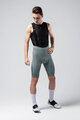 GOBIK Cycling bib shorts - MATT COMPACT 2.0 - grey/green
