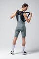 GOBIK Cycling bib shorts - MATT COMPACT 2.0 - grey/green