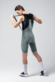 GOBIK Cycling bib shorts - MATT COMPACT 2.0 - grey/green