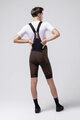 GOBIK Cycling bib shorts - GRIT 2.0  - brown