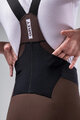 GOBIK Cycling bib shorts - GRIT 2.0  - brown