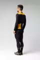 GOBIK Cycling thermal jacket - MIST BLEND - yellow/black