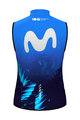 GOBIK Cycling gilet - PLUS 2.0 MOVISTAR TEAM 2024 - blue/white