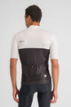 SPORTFUL Cycling short sleeve jersey - PISTA - white/black