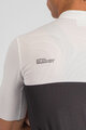 SPORTFUL Cycling short sleeve jersey - PISTA - white/black
