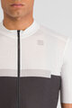 SPORTFUL Cycling short sleeve jersey - PISTA - white/black