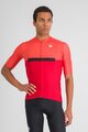 SPORTFUL Cycling short sleeve jersey - PISTA - red