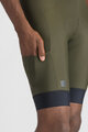 SPORTFUL Cycling bib shorts - GIARA 2 - green