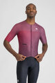 SPORTFUL Cycling short sleeve jersey - LIGHT - purple/bordeaux