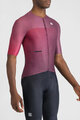 SPORTFUL Cycling short sleeve jersey - LIGHT - purple/bordeaux