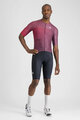 SPORTFUL Cycling short sleeve jersey - LIGHT - purple/bordeaux