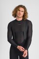 SPORTFUL Cycling long sleeve t-shirt - WINTER LAYER TEE LS - black