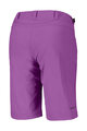 SCOTT Cycling shorts without bib - TRAIL FLOW W - purple