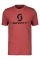 SCOTT Cycling short sleeve t-shirt - ICON - red