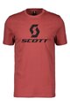 SCOTT Cycling short sleeve t-shirt - ICON - red