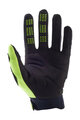 FOX Cycling long-finger gloves - DIRTPAW - yellow/black