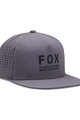 FOX Cycling hat - NON STOP TECH SNAPBACK - grey