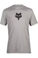 FOX Cycling short sleeve t-shirt - FOX HEAD PREM - grey