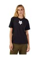 FOX Cycling short sleeve t-shirt - W FOX HEAD - black