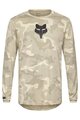 FOX Cycling summer long sleeve jersey - RANGER TRU DRI - grey
