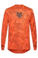 FOX Cycling summer long sleeve jersey - RANGER TRU DRI - orange