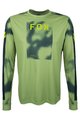 FOX Cycling summer long sleeve jersey - RANGER TAUNT - green