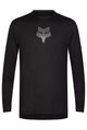 FOX Cycling summer long sleeve jersey - RANGER LS HEAD - black