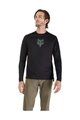 FOX Cycling summer long sleeve jersey - RANGER LS HEAD - black